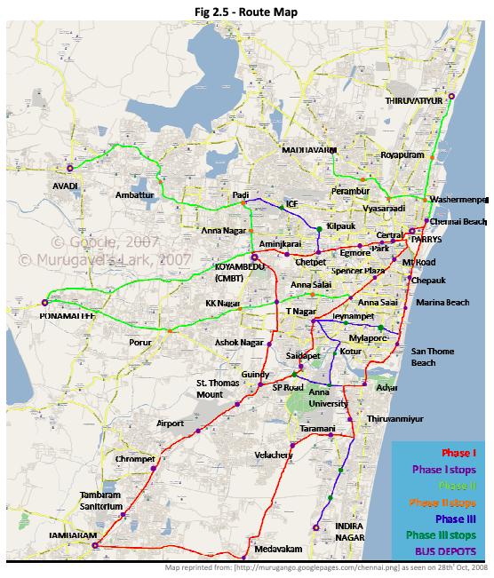 COMeTS: Chennai Omnibus Metropolitan Transport System
